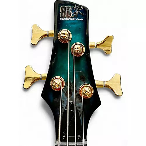 Used Ibanez SR4000E Sea Burst Electric Bass Guitar Sea Burst