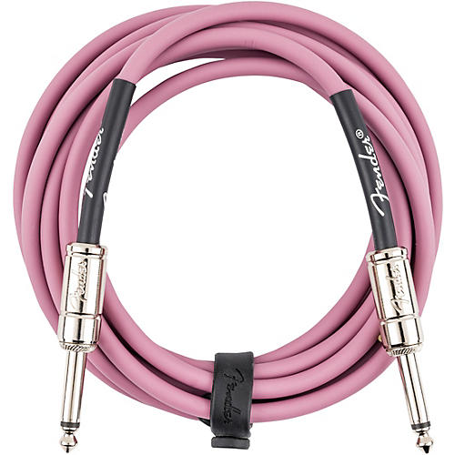 Fender Straight to Straight Instrument Contour Cable 18.6 ft. Burgundy Mist
