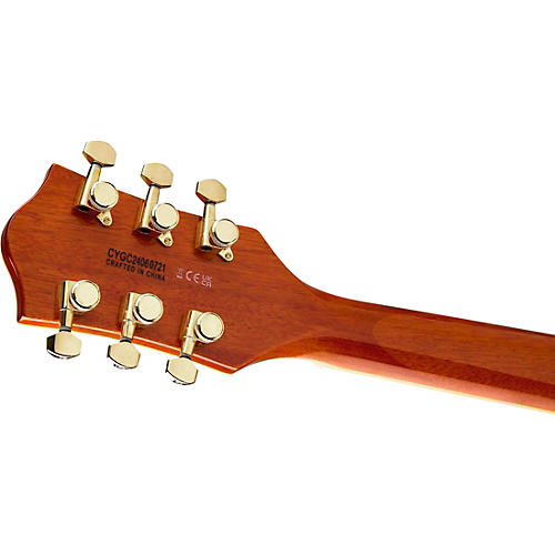 Gretsch Guitars Electromatic LTD Flame Okoume Broadkaster Jr. Single-Cut With Bigsby Electric Guitar Roundup Orange Stain