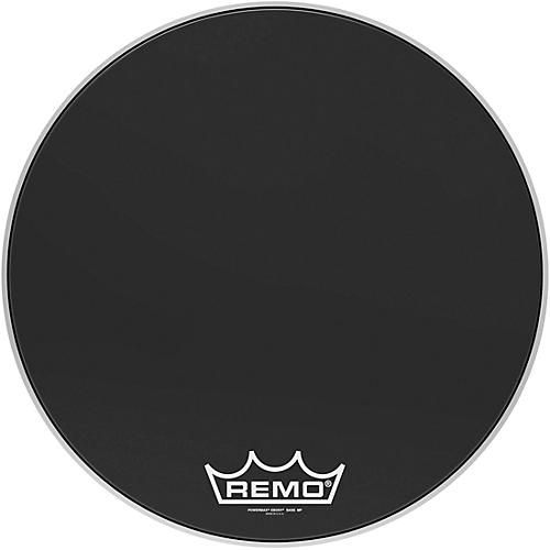 Remo Powermax Ebony Crimplock Bass Drum Head 20 in.