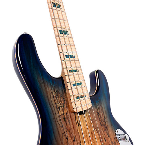 Ernie Ball Music Man BFR StingRay Special 4 Electric Bass Guitar Paua Blue Burst