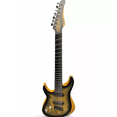 Used Schecter Guitar Research REAPER LH 7 Sandburst Electric Guitar Sandburst