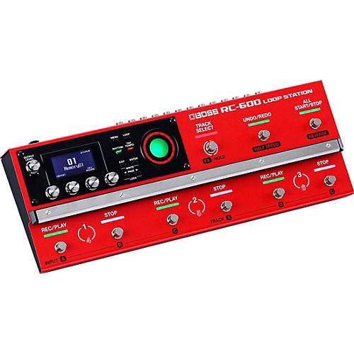 BOSS RC-600 Loop Station Effects Pedal Red