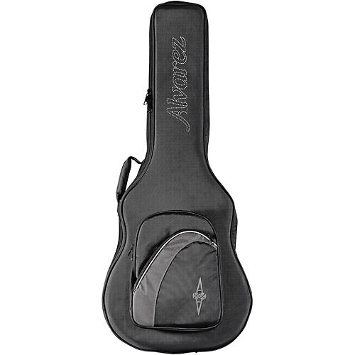 Alvarez LF70e Herringbone Laureate Series Folk-OM Acoustic-Electric Guitar Blacktop