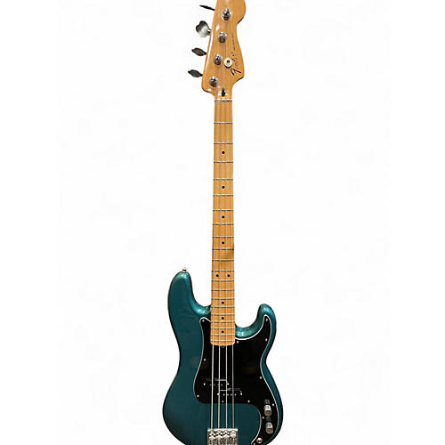 Used 2017 Fender FSR Standard Precision Bass Ocean Turquoise Electric Bass Guitar Ocean Turquoise