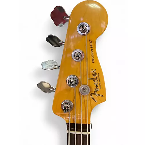 Used Fender American Professional II Precision Bass Mercury Electric Bass Guitar Mercury