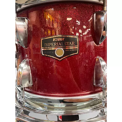 Used TAMA 6 Piece Imperialstar Candy Apple Mist Drum Kit Candy Apple Mist