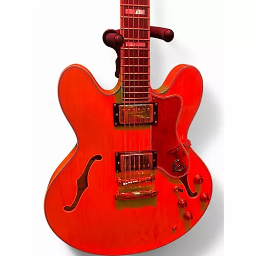 Used 2009 Epiphone Sheraton II Blonde Hollow Body Electric Guitar Blonde