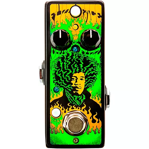 Dunlop Authentic Hendrix '68 Shrine Series Fuzz Face Distortion Green and Yellow