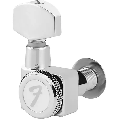 Fender Locking Stratocaster/Telecaster Machine Heads, All Short Post, Chrome (6) Chrome 6 String