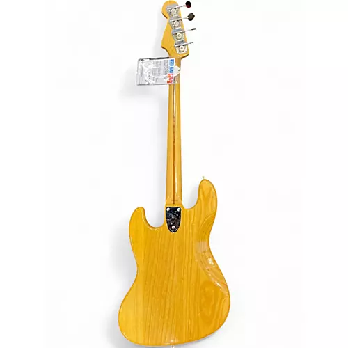 Used Fender Marcus Miller Signature Jazz Bass Natural Electric Bass Guitar Natural