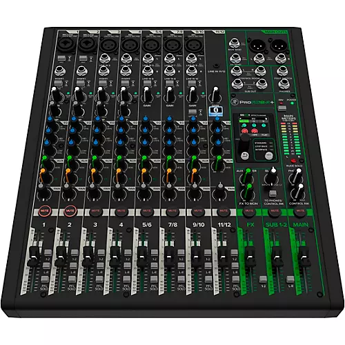 Mackie ProFX12v3+ 12-Channel Analog Mixer With Enhanced FX, USB Recording Modes and Bluetooth