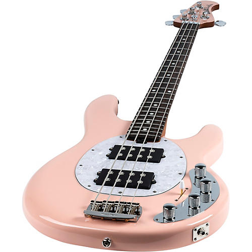 Ernie Ball Music Man StingRay Special HH Electric Bass Guitar Black and Chrome