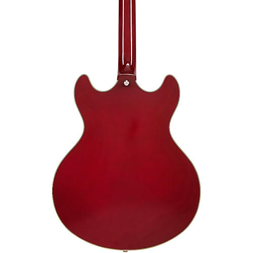 D'Angelico Premier DC Semi-Hollow Electric Guitar Solid Black