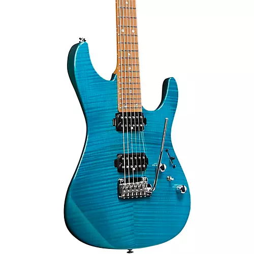 Ibanez MM1 Martin Miller Signature Electric Guitar Transparent Aqua Blue