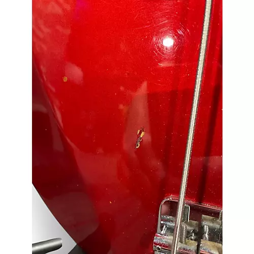 Used 1980s Yamaha BB300 Red Electric Bass Guitar Red