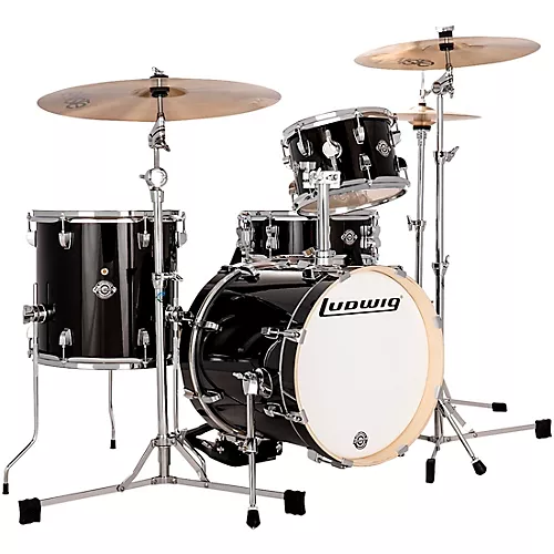 Ludwig Breakbeats by Questlove 4-Piece Shell Pack Silver Sparkle