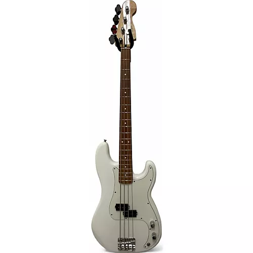 Used Fender Player Precision Bass Olympic White Electric Bass Guitar Olympic White