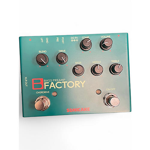 Used Sonicake BASS PREAMP FACTORY Bass Effect Pedal