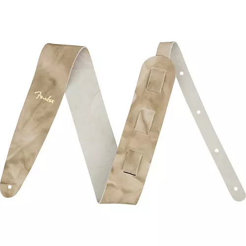 Fender Tie-Dye Leather Strap Green