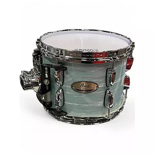 Used Pearl 7 Piece Session Studio Select Drum Kit blue oyster pearl Drum Kit blue oyster pearl