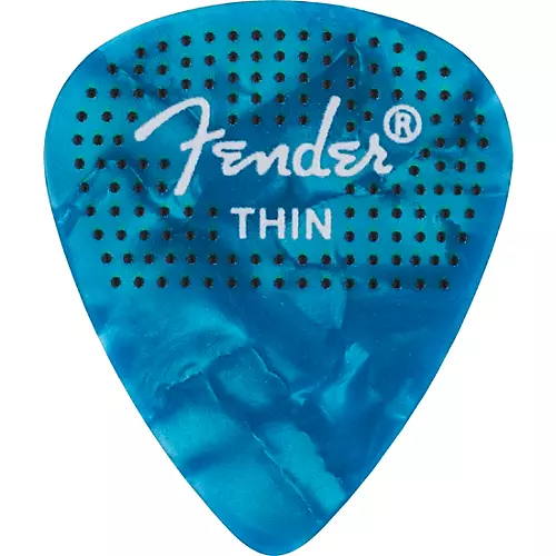 Fender 351 Dotted Celluloid Guitar Picks Thin 12 Pack