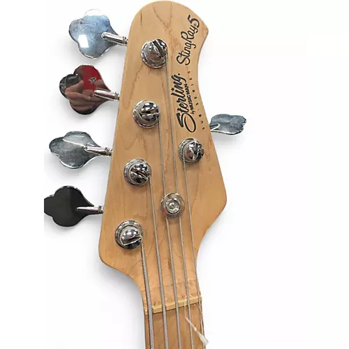 Used Sterling by Music Man STINGRAY 5 Black Electric Bass Guitar Black