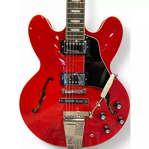 Used Epiphone Joe Bonamassa 1962 ES335 Cherry Hollow Body Electric Guitar Cherry
