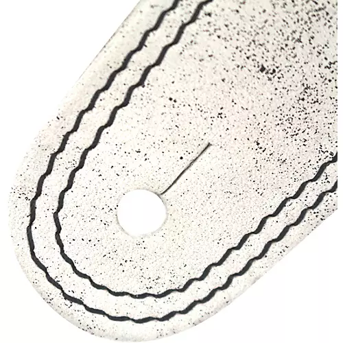 RICHTER Springbreak I Nappa Guitar Strap Black/Violet 2.75 in.