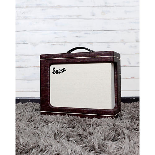 Supro Delegate Custom 1x12 25W Tube Combo Amp Black Scandia