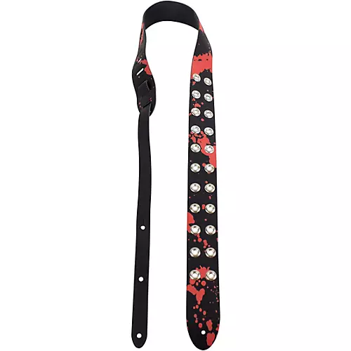 Perri's Direct to Leather Blood Grommets Guitar Strap 2 in.