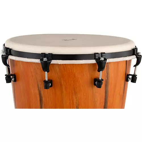 Pearl Top Tuned Djembe With PBJSTD Wood Djembe Stand 14 in. Artisan Cypress