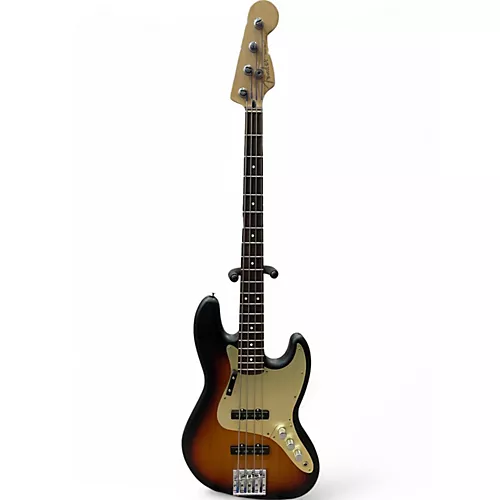 Used 2022 Fender Player Jazz Bass 3 color sunburst Electric Bass Guitar 3 color sunburst
