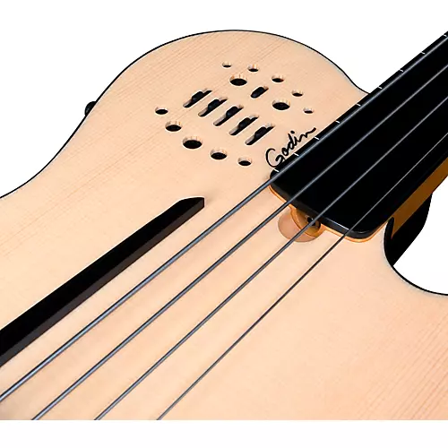 Godin A4 Ultra Natural Fretless Semi-Acoustic Bass Natural