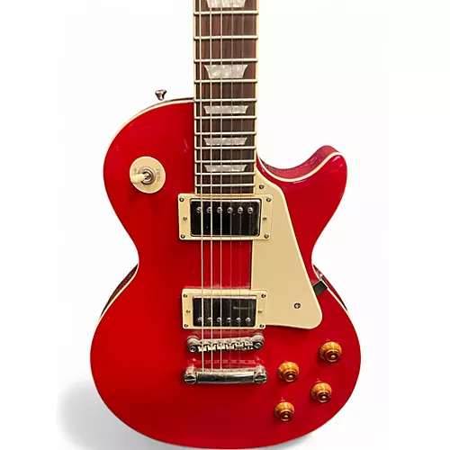 Used Epiphone Les Paul Standard Red Solid Body Electric Guitar Red