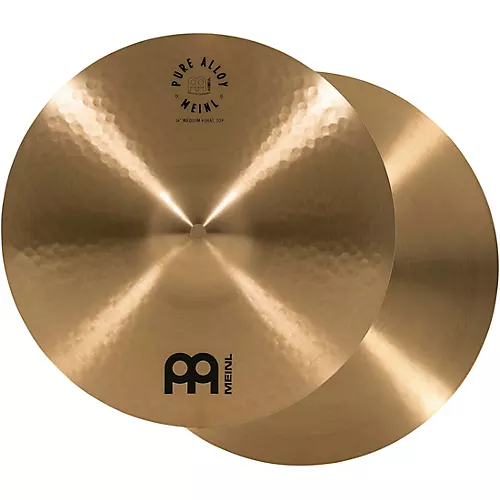MEINL Pure Alloy Traditional Medium Hi-Hat Cymbal Pair 15 in.