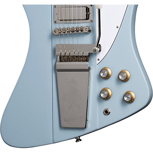 Epiphone 1963 Firebird V Maestro Vibrola Electric Guitar Ember Red