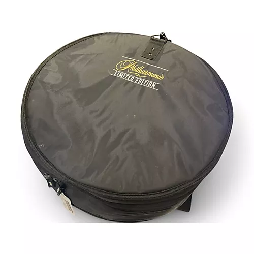 Used 2013 Pearl 14in LIMITED EDITION PHILHARMONIC CONCERT SNARE DRUM 14X5 Black and Silver Drum Black and Silver 33