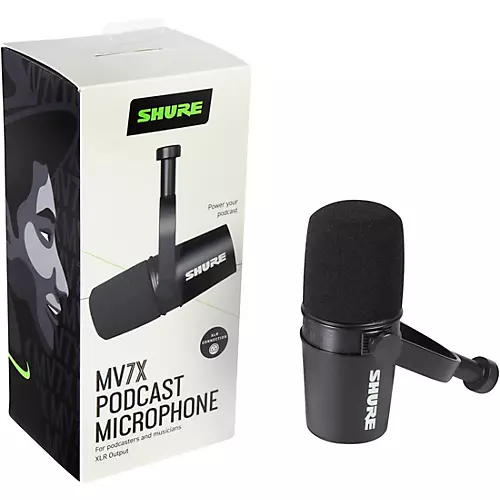 Shure MV7X XLR Podcast Microphone