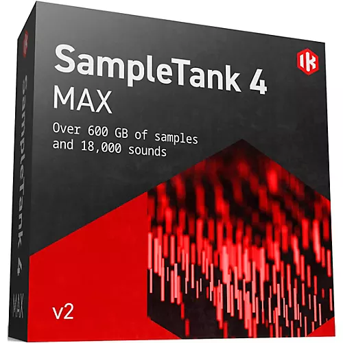 IK Multimedia SampleTank 4 MAX v2 Virtual Instrument Plug-in (Crossgrade)