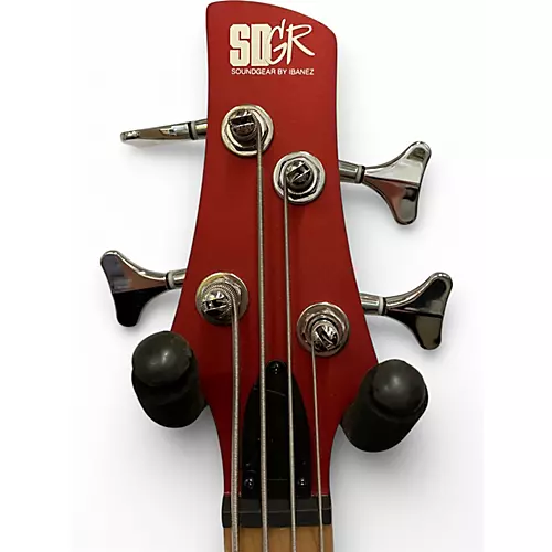 Used Ibanez MEZZO SRMD200 4 STRING Metallic Red Electric Bass Guitar Metallic Red
