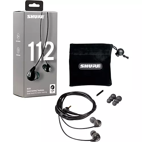 Shure SE112 Earphones Gray