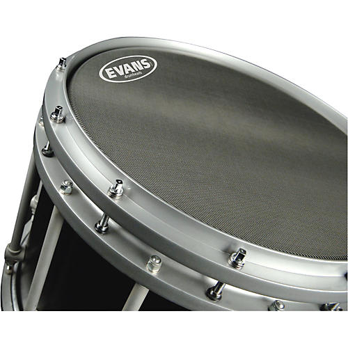 Evans Hybrid Marching Snare Drum Batter Head White 14 in.