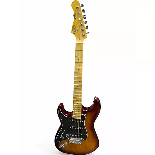 Used G&L S500 Left Handed 2 Color Sunburst Electric Guitar 2 Color Sunburst