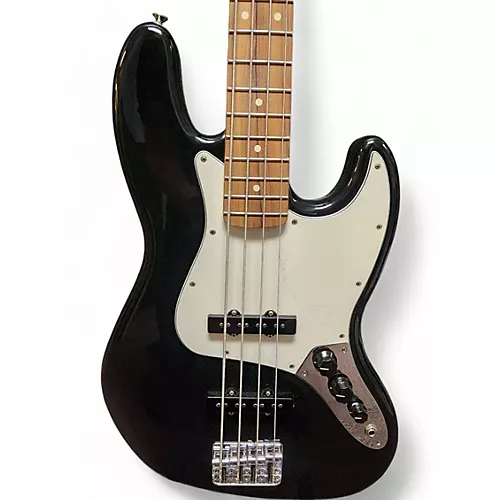 Used Fender Player Jazz Bass Black Electric Bass Guitar Black