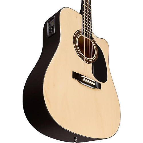 Rogue RA-090 Dreadnought Cutaway Acoustic-Electric Guitar Mahogany