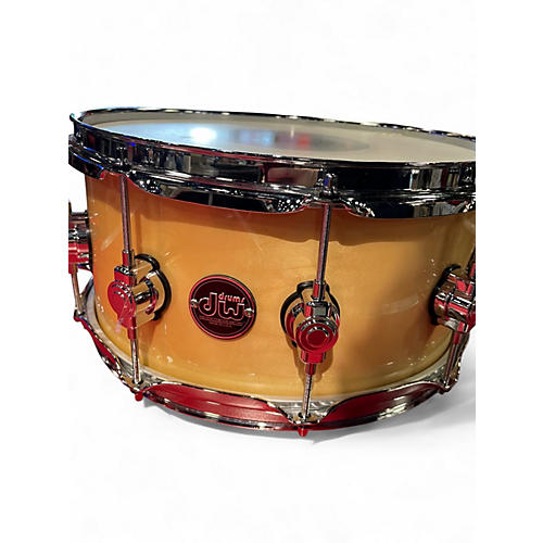 Used DW 6.5X14 Performance Series Snare Natural Drum Natural 15