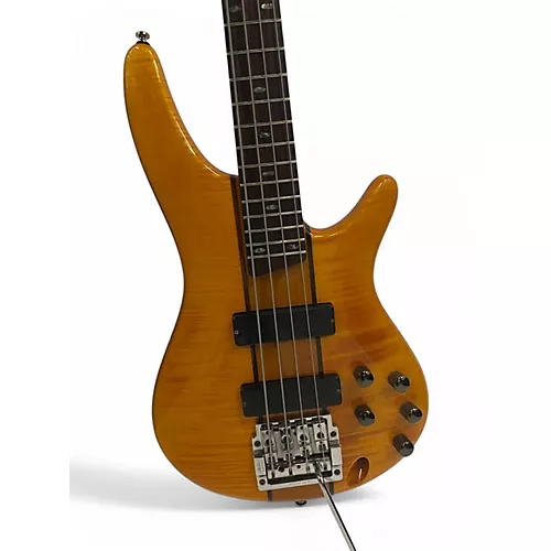 Used Ibanez SR700 Amber Electric Bass Guitar Amber