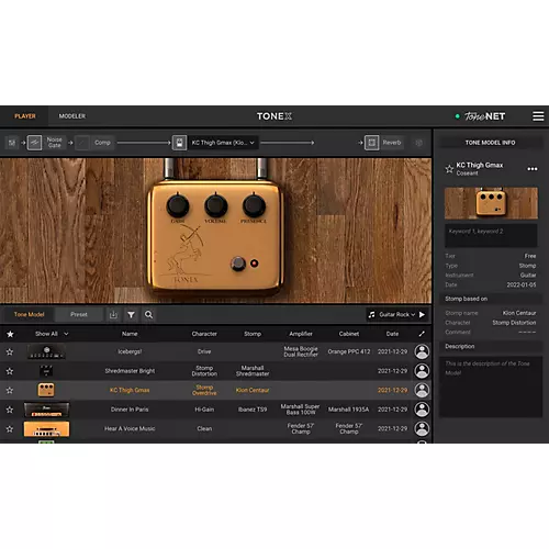 IK Multimedia TONEX MAX Software Plug-in
