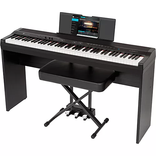 Williams Allegro IV In-Home Pack Digital Piano With Stand, Bench & Piano-Style Pedal White